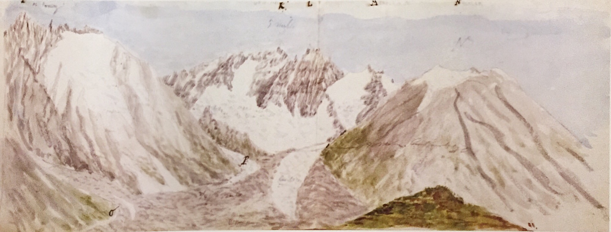 Haast - Ramsay Glacier from Meins Knob 1866