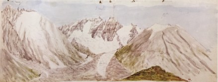 Haast - Ramsay Glacier from Meins Knob 1866